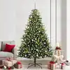 Image de vidaXL Arbre de Noël artificiel en silicone flexible 300 LEDs Vert