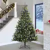 Image de vidaXL Arbre de Noël artificiel en silicone flexible 300 LEDs Vert