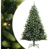 Image de vidaXL Arbre de Noël artificiel en silicone flexible 300 LEDs Vert