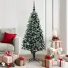 Image de vidaXL Sapin de Noël artificiel Vert 150 cm PVC, Acier et Plastique