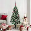 Image de vidaXL Sapin de Noël artificiel Vert 150 cm PVC, Acier et Plastique