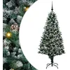 Image de vidaXL Sapin de Noël artificiel Vert 180 cm PVC, Acier et Plastique