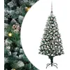 Image de vidaXL Sapin de Noël artificiel Vert 180 cm PVC, Acier et Plastique