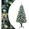 Image de vidaXL Sapin de Noël artificiel Vert 180 cm PVC, Acier et Plastique
