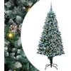 Image de vidaXL Sapin de Noël artificiel Vert 180 cm PVC, Acier et Plastique
