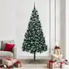 Image de vidaXL Sapin de Noël artificiel Vert 210 cm PVC, Acier et Plastique