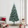 Image de vidaXL Sapin de Noël artificiel Vert 210 cm PVC, Acier et Plastique