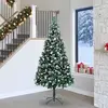 Image de vidaXL Sapin de Noël artificiel Vert 240 cm PVC, Acier et Plastique