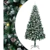 Image de vidaXL Sapin de Noël artificiel Vert 240 cm PVC, Acier et Plastique