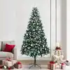 Image de vidaXL Sapin de Noël artificiel Vert 240 cm PVC, Acier et Plastique