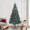 Image de vidaXL Sapin de Noël artificiel Vert 240 cm PVC, Acier et Plastique