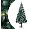 Image de vidaXL Sapin de Noël artificiel Vert 240 cm PVC, Acier et Plastique