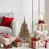 Image de vidaXL Sapin de Noël avec 150 LED avec support Vert 65 cm PE