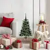 Image de vidaXL Sapin de Noël avec 150 LED avec support Vert 65 cm PE