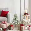 Image de vidaXL Sapin de Noël avec 150 LED avec support Vert 65 cm PE