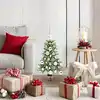 Image de vidaXL Sapin de Noël avec 150 LED avec support Vert 65 cm PE