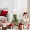 Image de vidaXL Sapin de Noël avec 150 LED avec support Vert 65 cm PE
