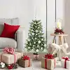 Image de vidaXL Sapin de Noël avec 150 LED avec support Vert 90 cm PE