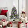Image de vidaXL Sapin de Noël avec 150 LED avec support Vert 90 cm PE