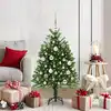 Image de vidaXL Sapin de Noël avec 150 LED avec support Vert 120 cm PE