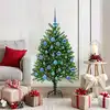 Image de vidaXL Sapin de Noël avec 150 LED avec support Vert 120 cm PE