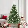 Image de vidaXL Sapin de Noël avec 300 LED avec support Vert 180 cm PE