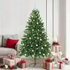 Image de vidaXL Sapin de Noël avec 300 LED avec support Vert 180 cm PE