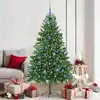 Image de vidaXL Sapin de Noël avec 300 LED avec support Vert 180 cm PE