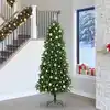 Image de vidaXL Sapin de Noël avec 300 LED avec support Vert 240 cm PE