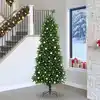 Image de vidaXL Sapin de Noël avec 300 LED avec support Vert 240 cm PE