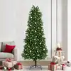 Image de vidaXL Sapin de Noël avec 300 LED avec support Vert 240 cm PE