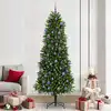 Image de vidaXL Sapin de Noël avec 300 LED avec support Vert 240 cm PE