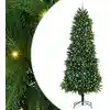 Image de vidaXL Sapin de Noël avec 300 LED avec support Vert 240 cm PE