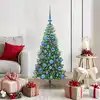 Image de vidaXL Sapin de Noël Vert 120 cm PVC