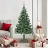 Image de vidaXL Sapin de Noël avec 150 LED avec support Vert 150 cm PVC
