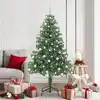 Image de vidaXL Sapin de Noël avec 300 LED avec support Vert 180 cm PVC