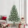 Image de vidaXL Sapin de Noël avec 300 LED avec support Vert 210 cm PVC