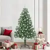 Image de vidaXL Sapin de Noël avec 300 LED avec support Vert 210 cm PVC