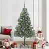 Image de vidaXL Sapin de Noël avec 300 LED avec support Vert 210 cm PVC