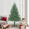 Image de vidaXL Sapin de Noël avec 300 LED avec support Vert 210 cm PVC