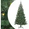 Image de vidaXL Sapin de Noël avec 300 LED avec support Vert 240 cm PVC