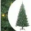 Image de vidaXL Sapin de Noël avec 300 LED avec support Vert 240 cm PVC