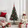 Image de vidaXL Sapin de Noël Noir 120 cm PVC