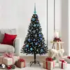 Image de vidaXL Sapin de Noël Noir 150 cm PVC