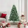 Image de vidaXL Sapin de Noël artificiel pré-éclairé Vert 150 cm PVC
