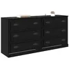 Image de vidaXL Buffets 2 pc Chêne noir 70 x 35,5 x 67,5 cm Bois d'ingénierie