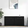Image de vidaXL Buffets 2 pc Chêne noir 70 x 35,5 x 67,5 cm Bois d'ingénierie