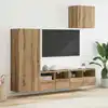 Image de vidaXL Meubles TV muraux 4 pcs Chêne artisanal Bois d'ingénierie