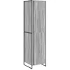 Image de vidaXL Garde-robe Gris Sonoma 50 x 50 x 200 cm Bois d'ingénierie