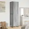 Image de vidaXL Garde-robe 2 pcs Gris Sonoma 50 x 50 x 200 cm Bois d'ingénierie